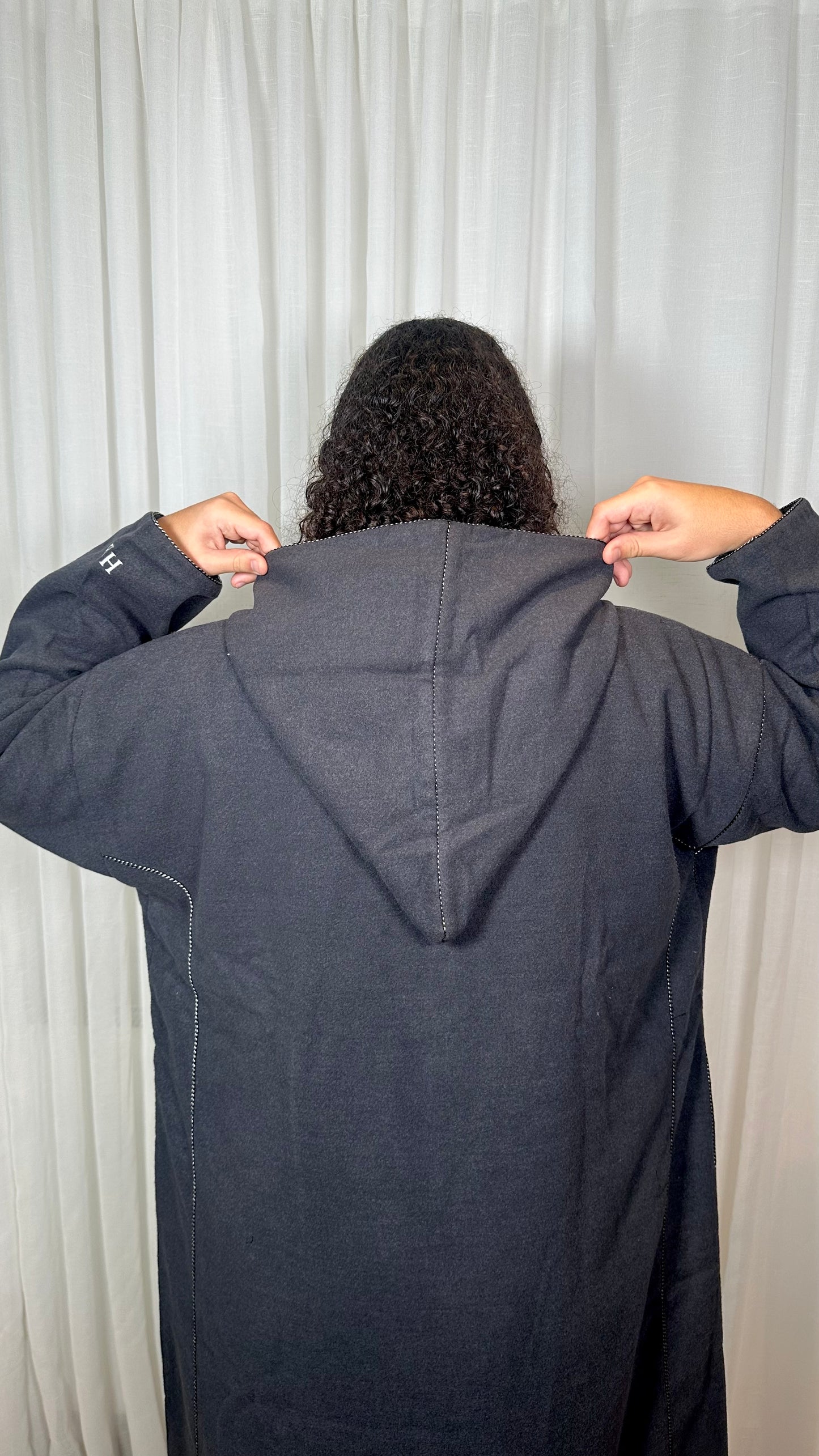 Bilad "Luxe" Djellaba - Onyx