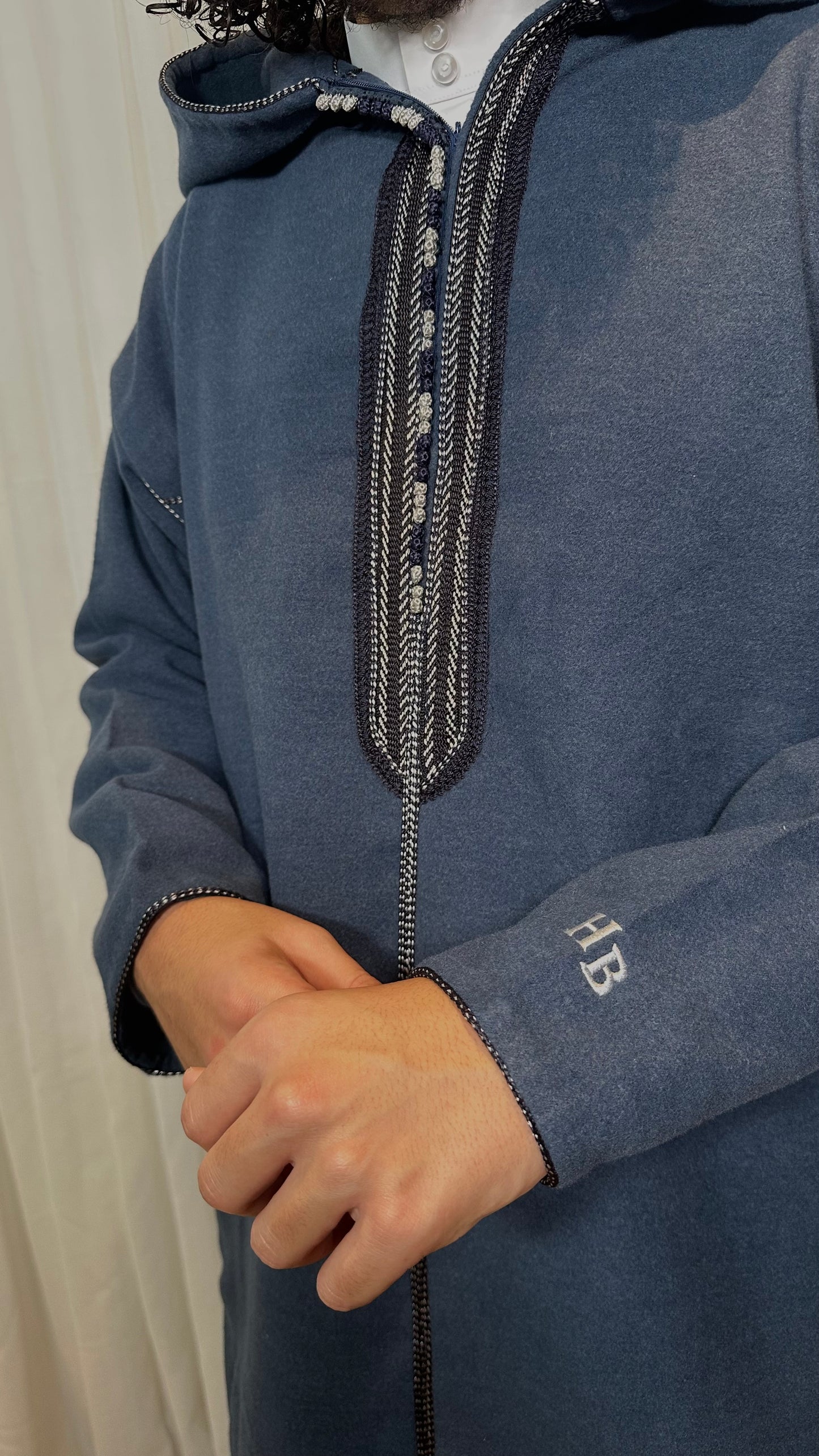 Bilad "Luxe" Djellaba - Deep Sea