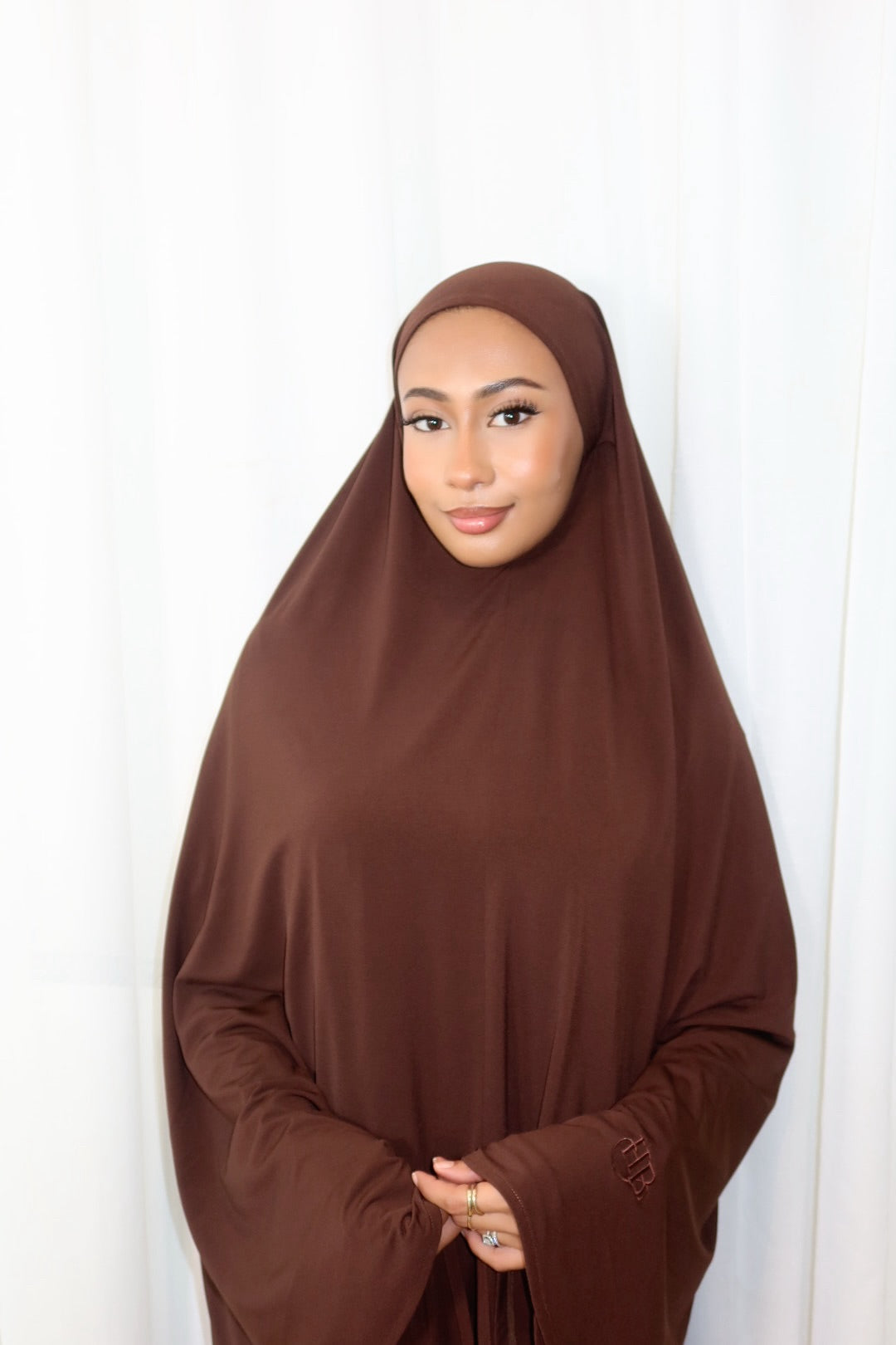 Khimar Abaya Set - Espresso