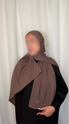 Premium Jersey Hijab - Truffle