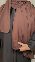 Premium Jersey Hijab - Cocoa