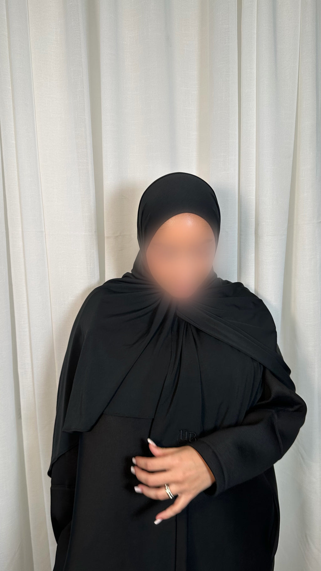 Premium Jersey Hijab - Midnight