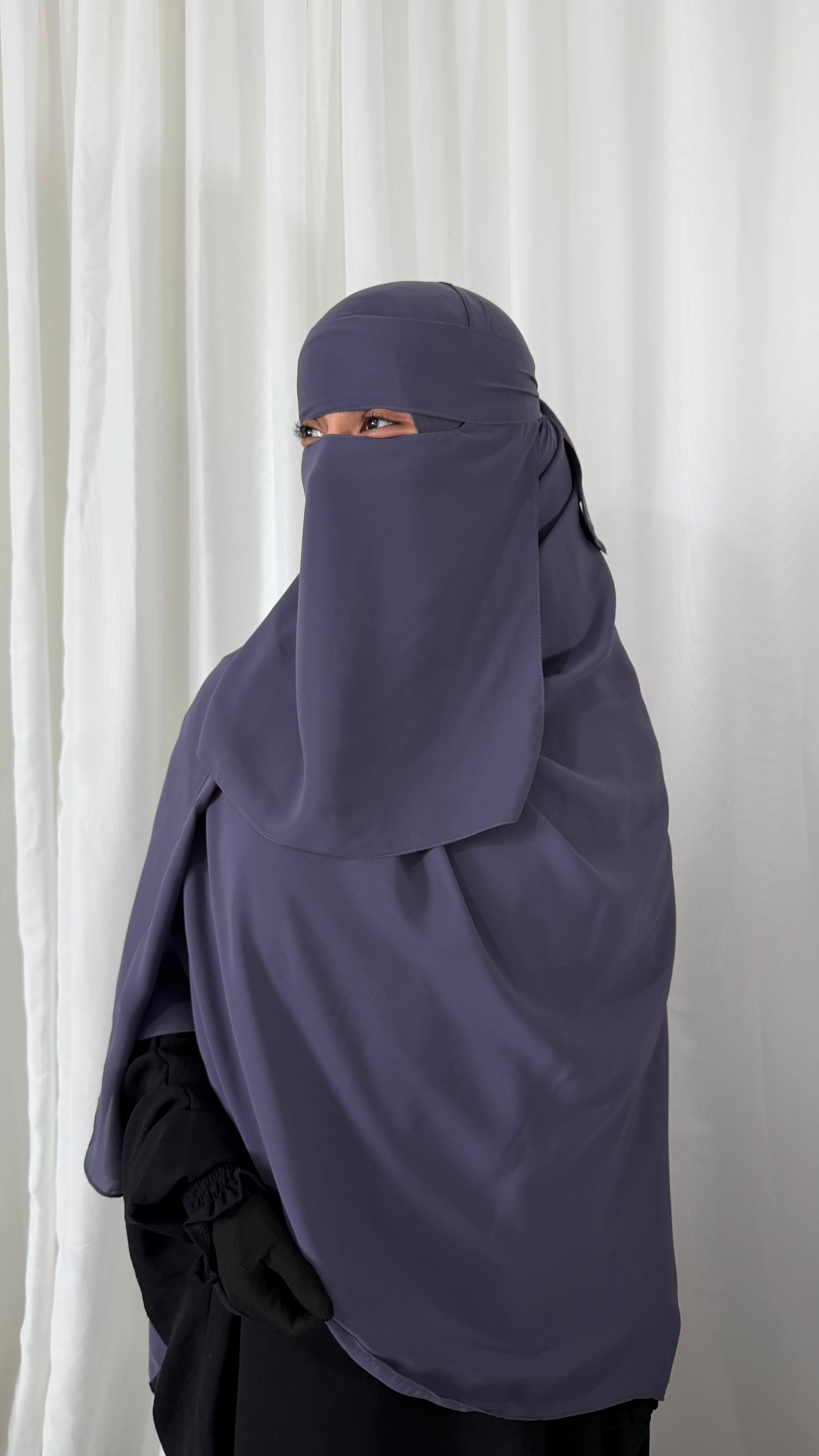 Maxi niqab set - Lavender