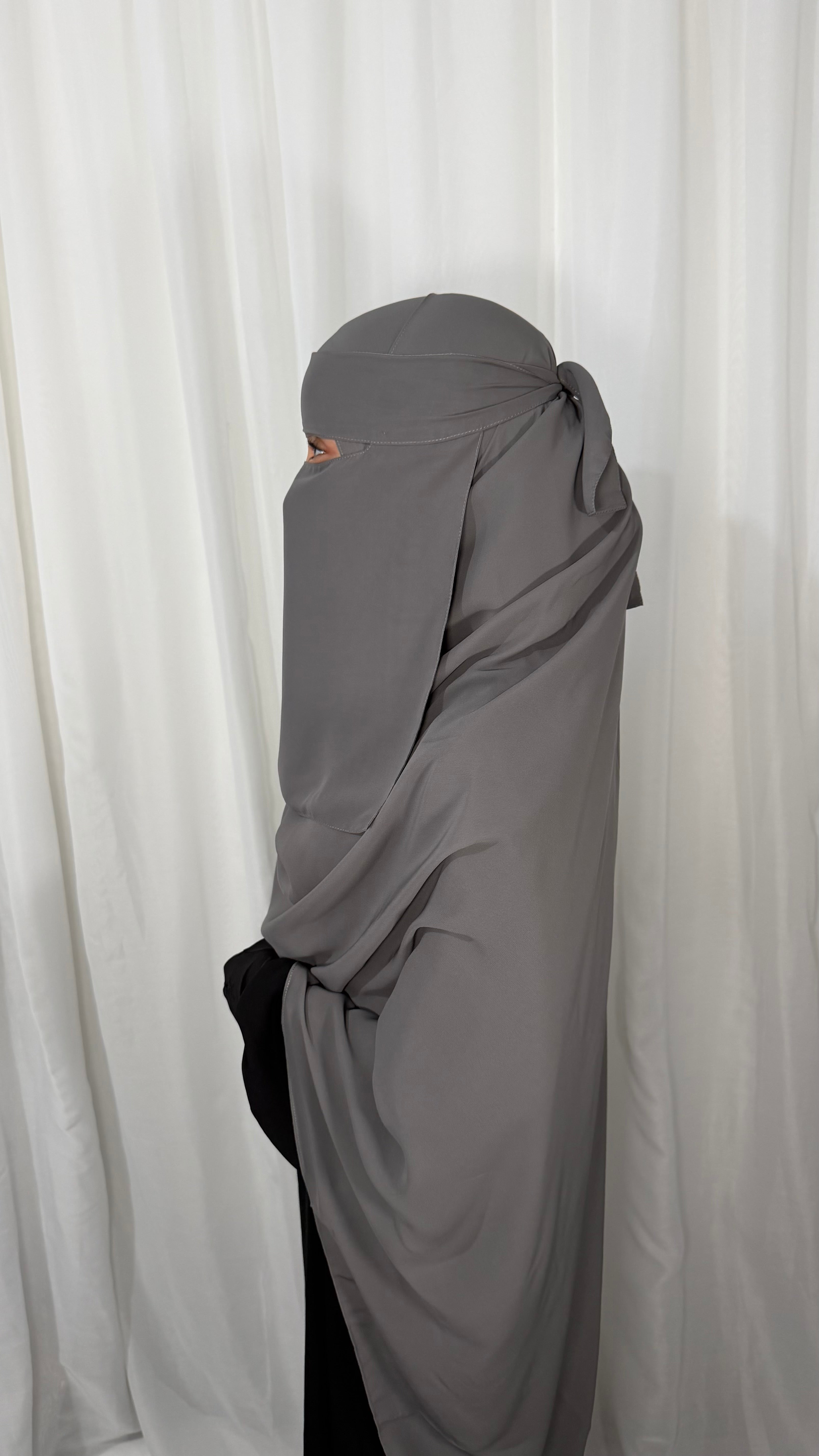 Maxi niqab set - Ash
