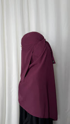 Standard niqab set - Maroon