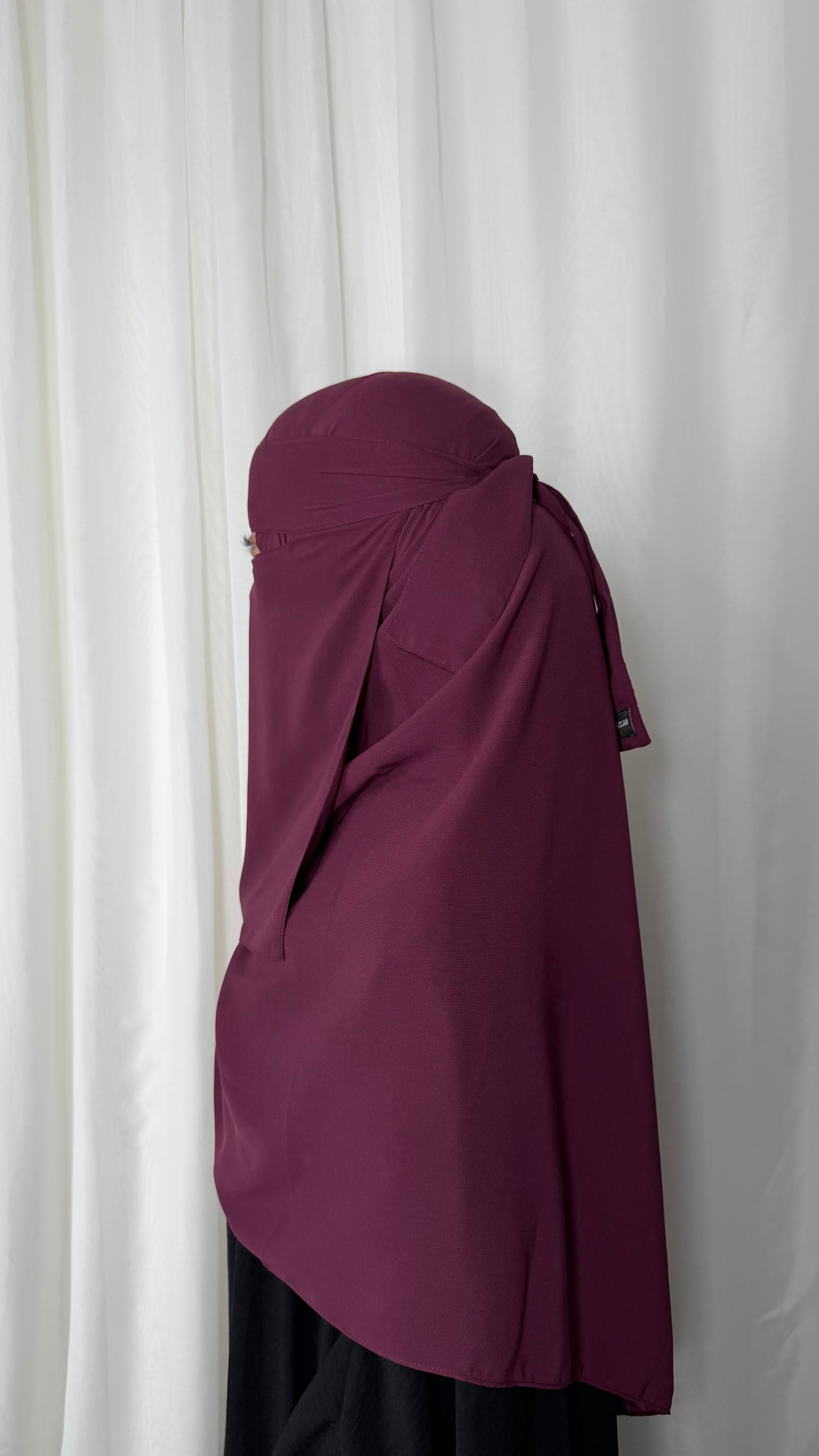 Standard niqab set - Maroon