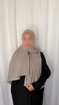 Premium Jersey Hijab - Stone