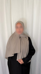 Premium Jersey Hijab - Stone