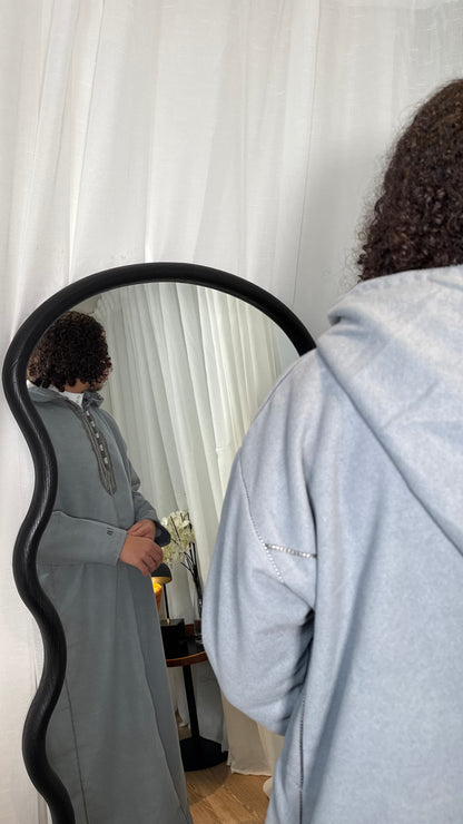 Bilad "Luxe" Djellaba - Cool Grey