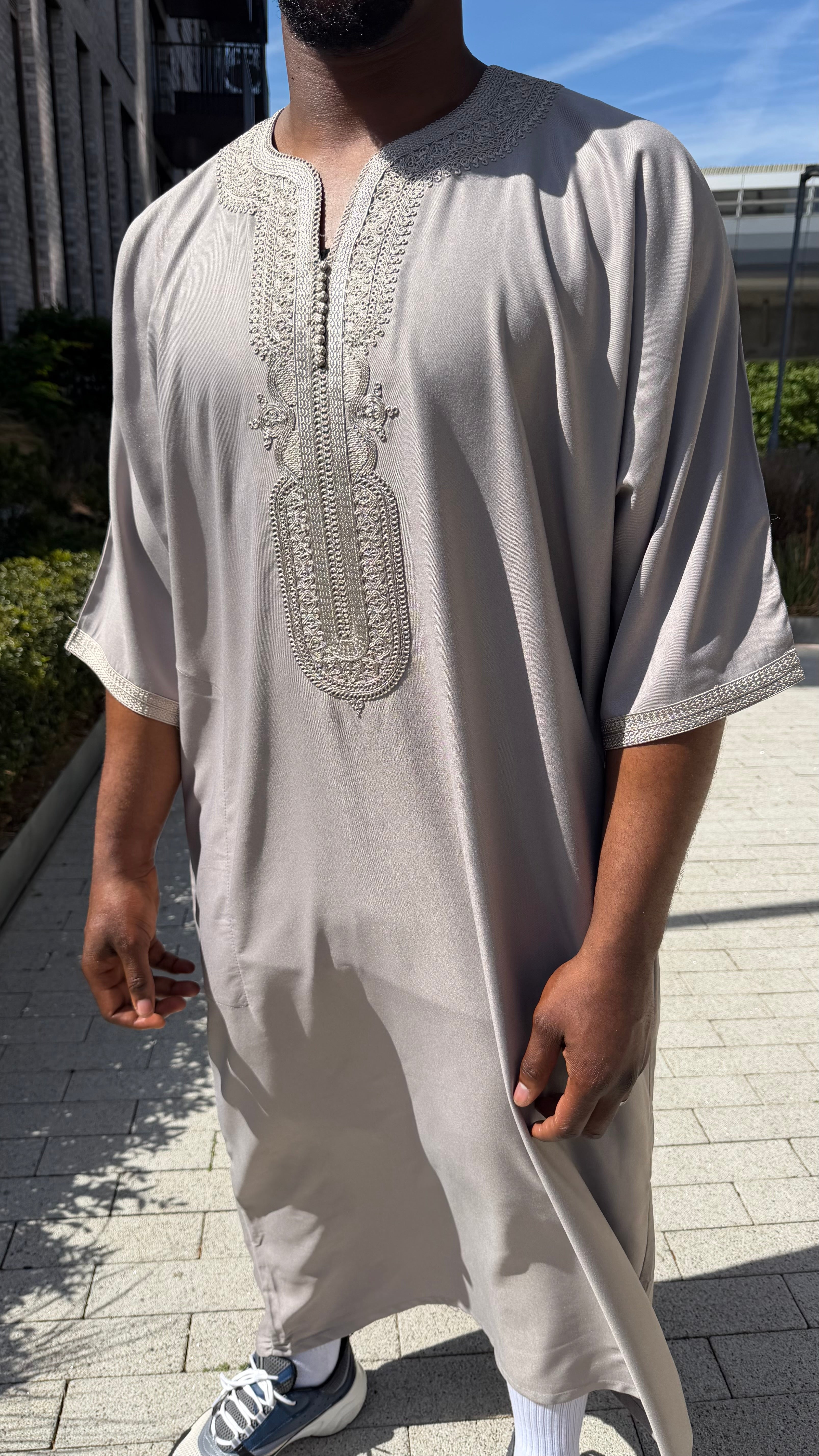 Premium Bilad Gandoura - Stone