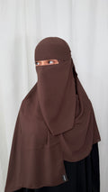 Standard niqab Set - Chestnut