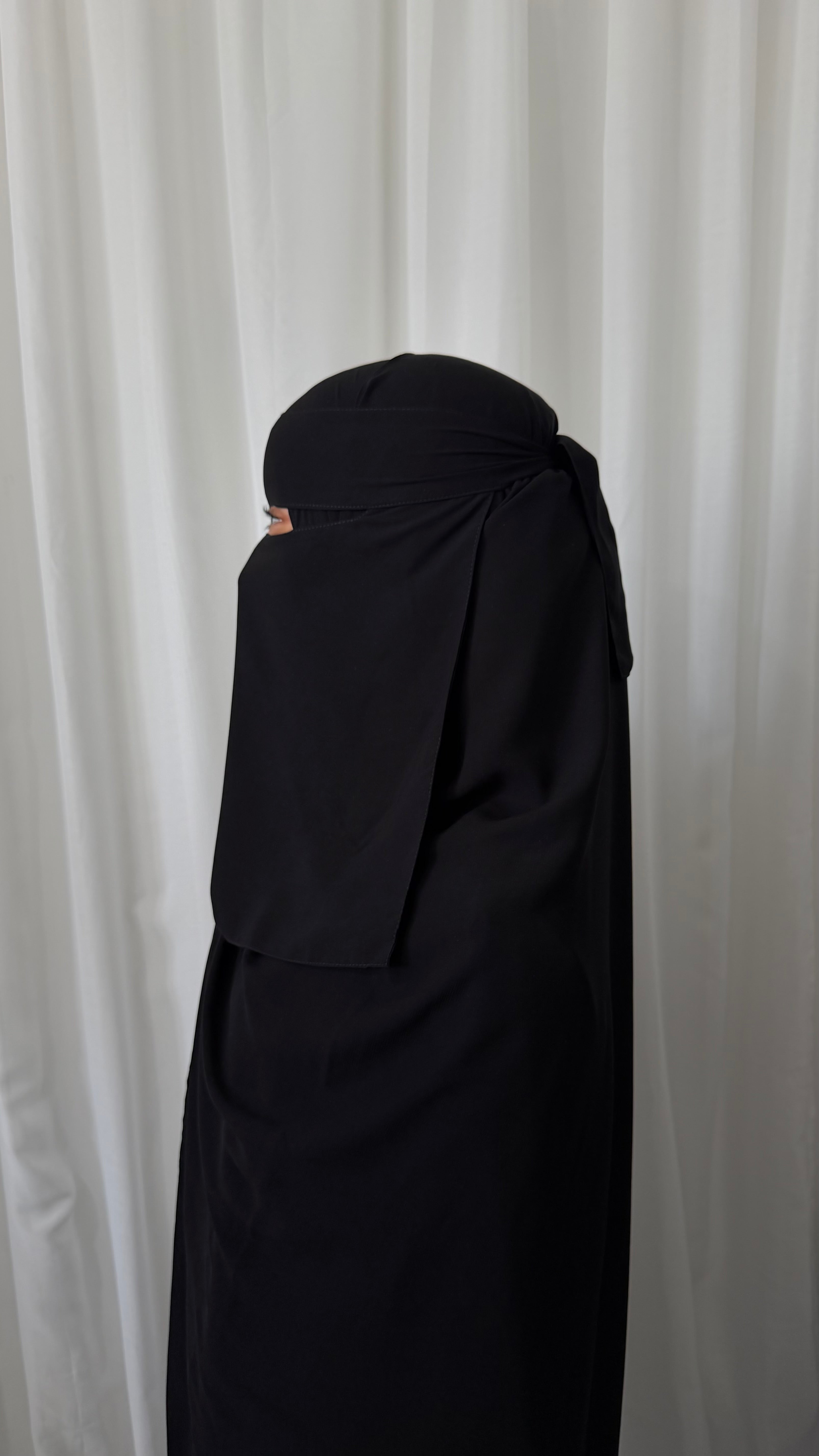 Maxi niqab set - Black
