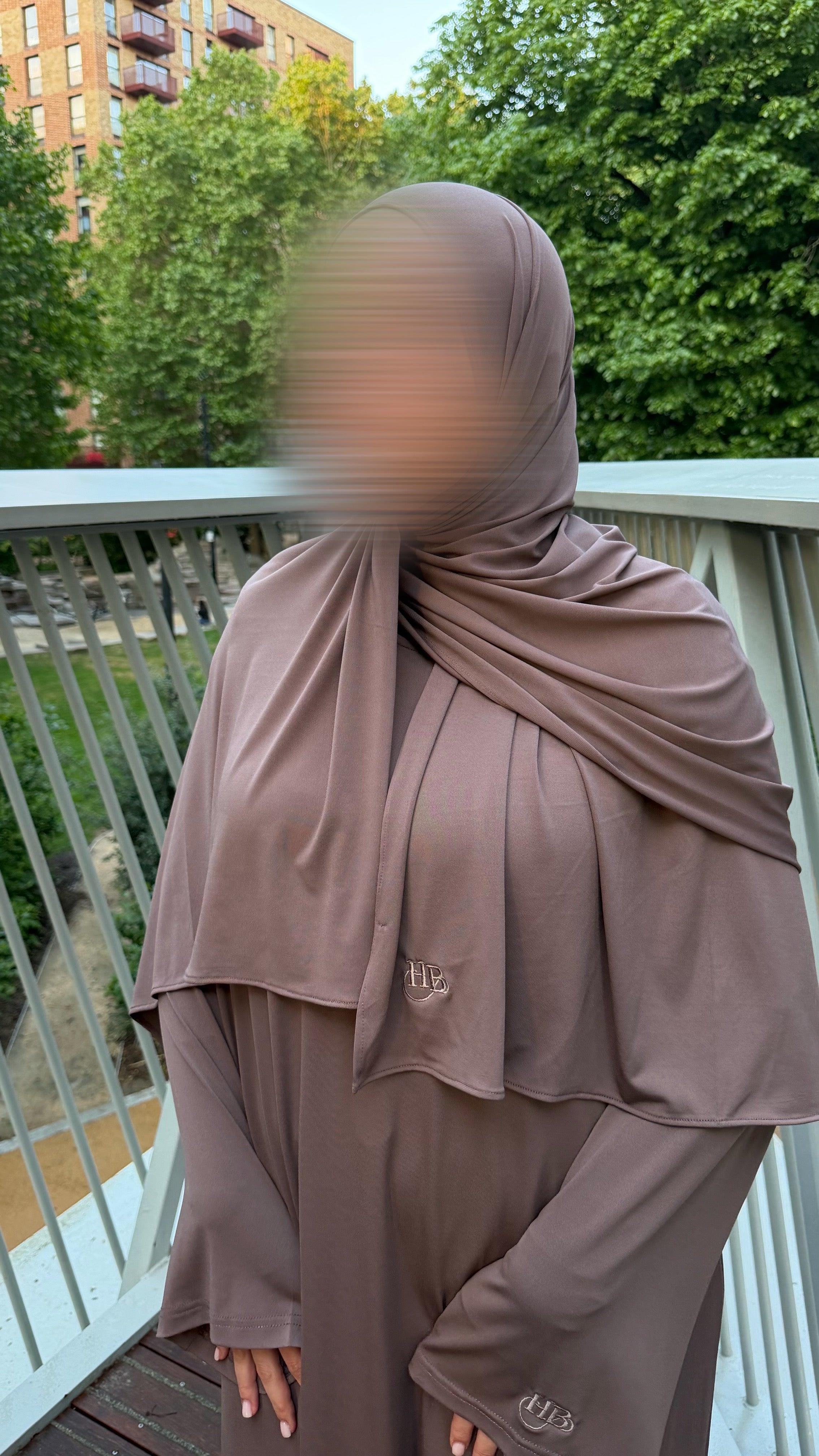 Hijab Abaya set - Truffle