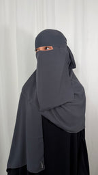 Niqab set - Graphite