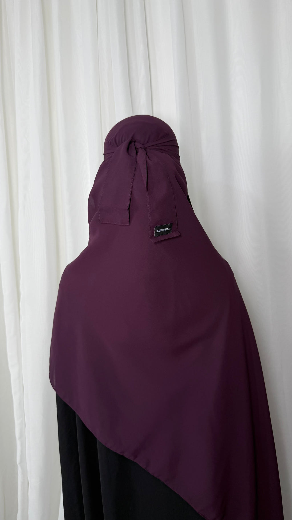 Nose string niqab set - Grape