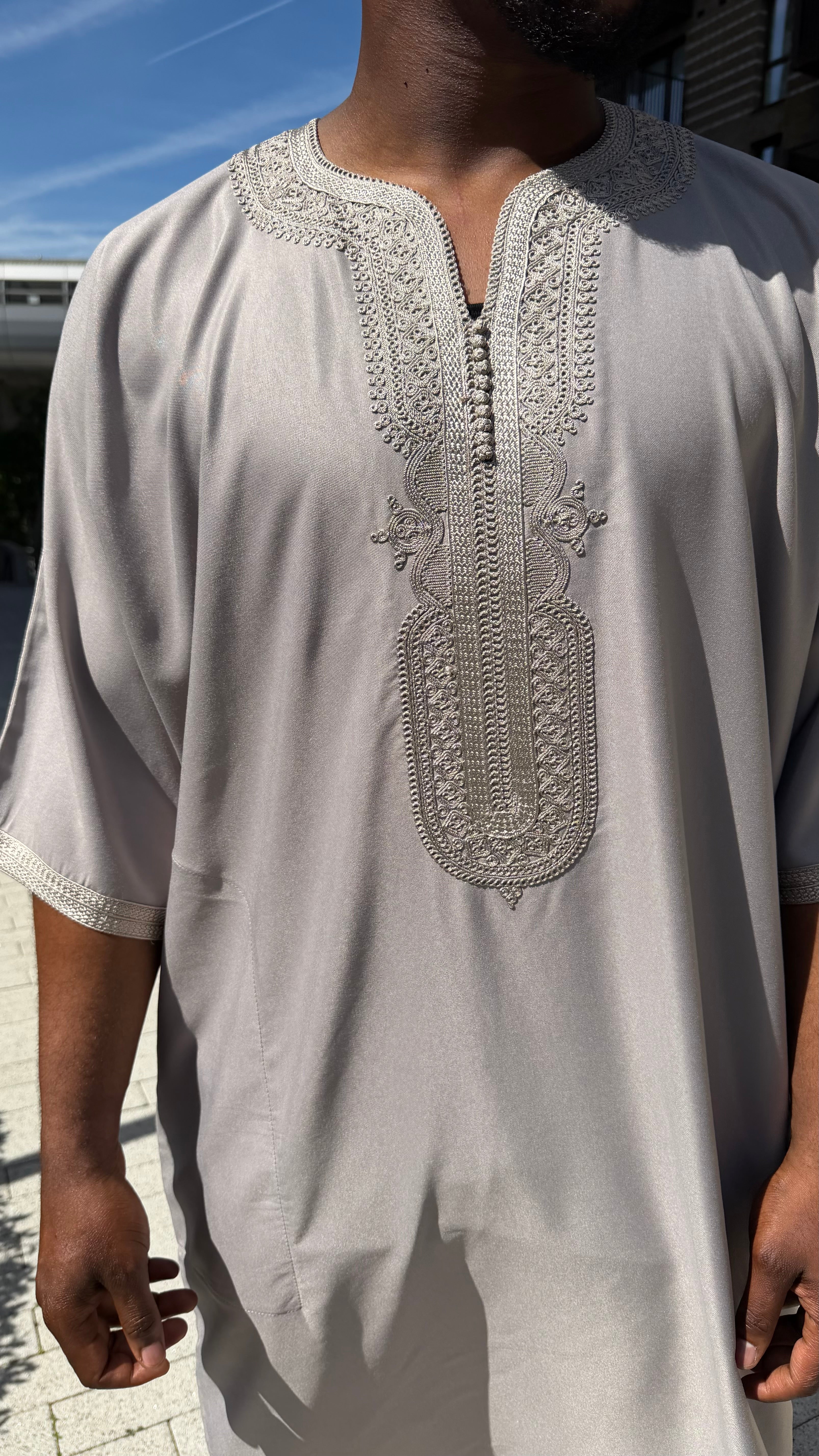 Premium Bilad Gandoura - Stone