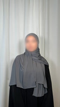 Premium Jersey Hijab - Coal
