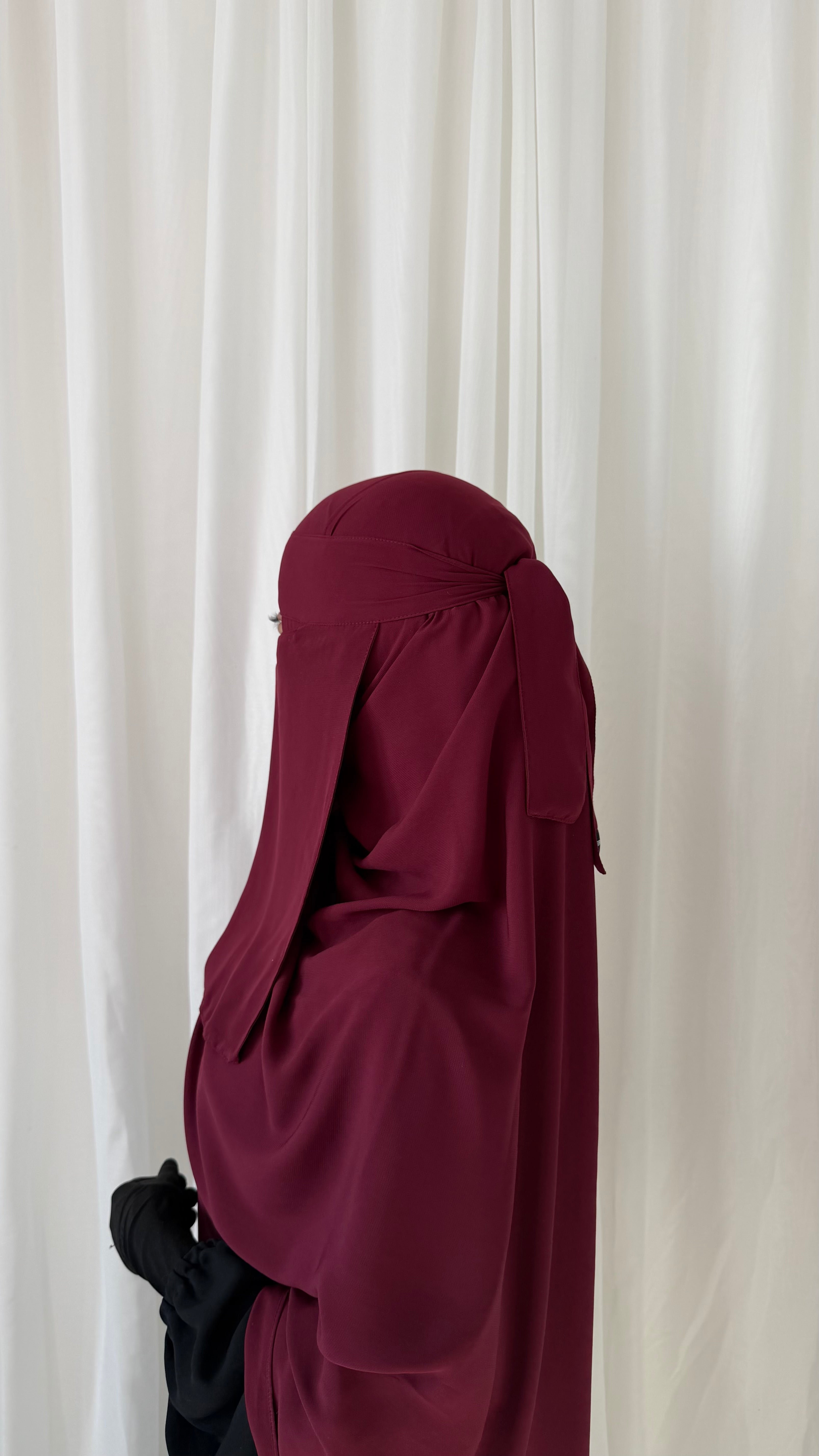 Niqab set - Cherry