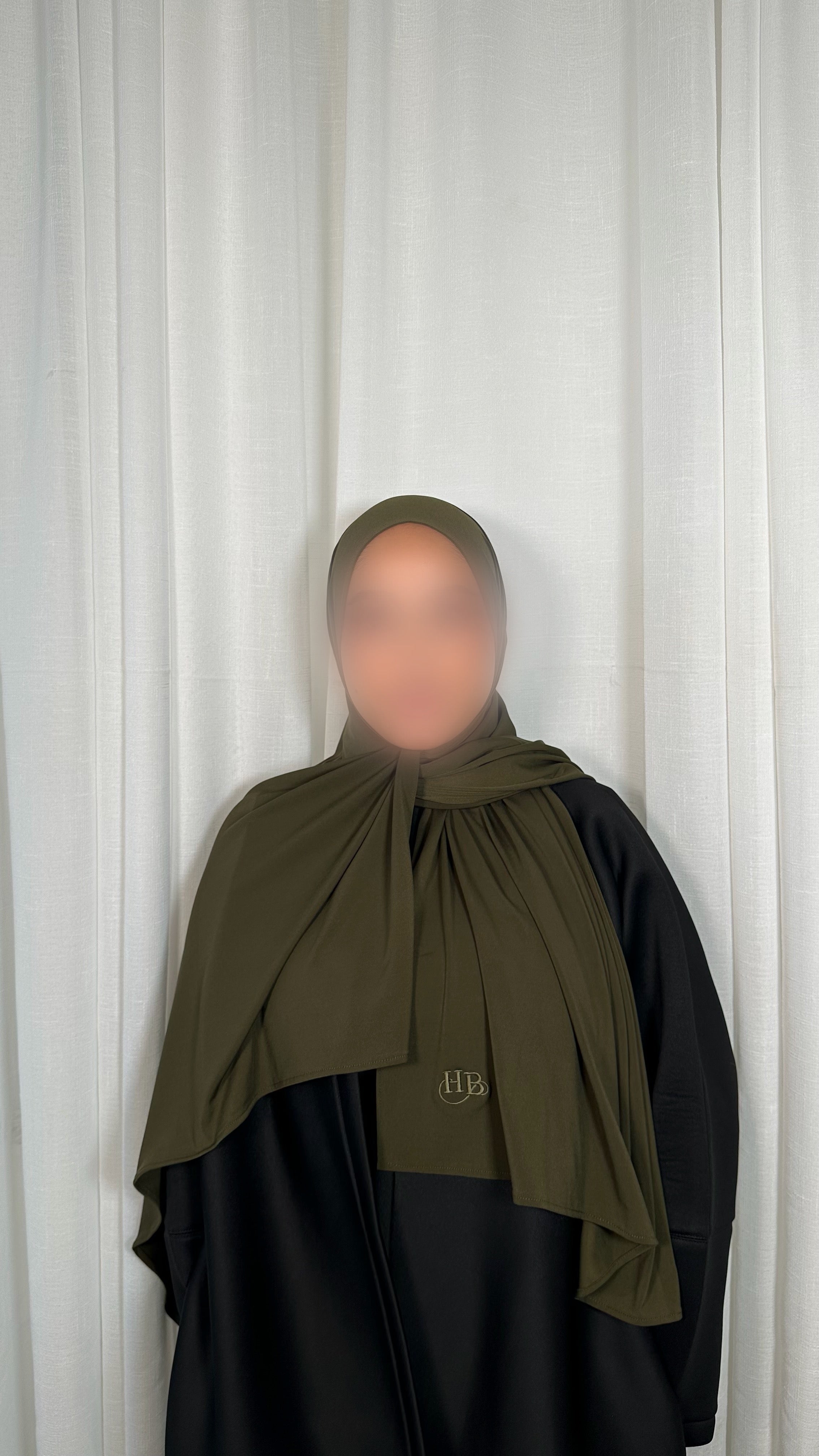 Premium Jersey Hijab - Forest