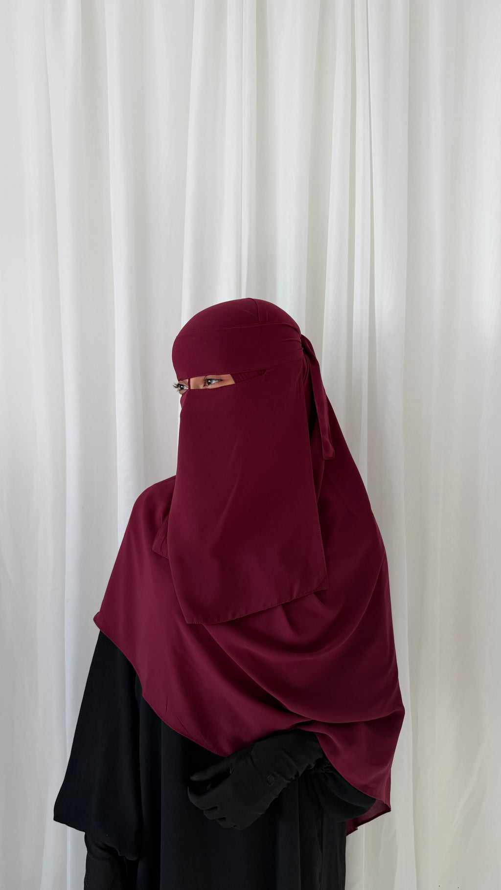 Niqab set - Cherry