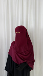 Niqab set - Cherry