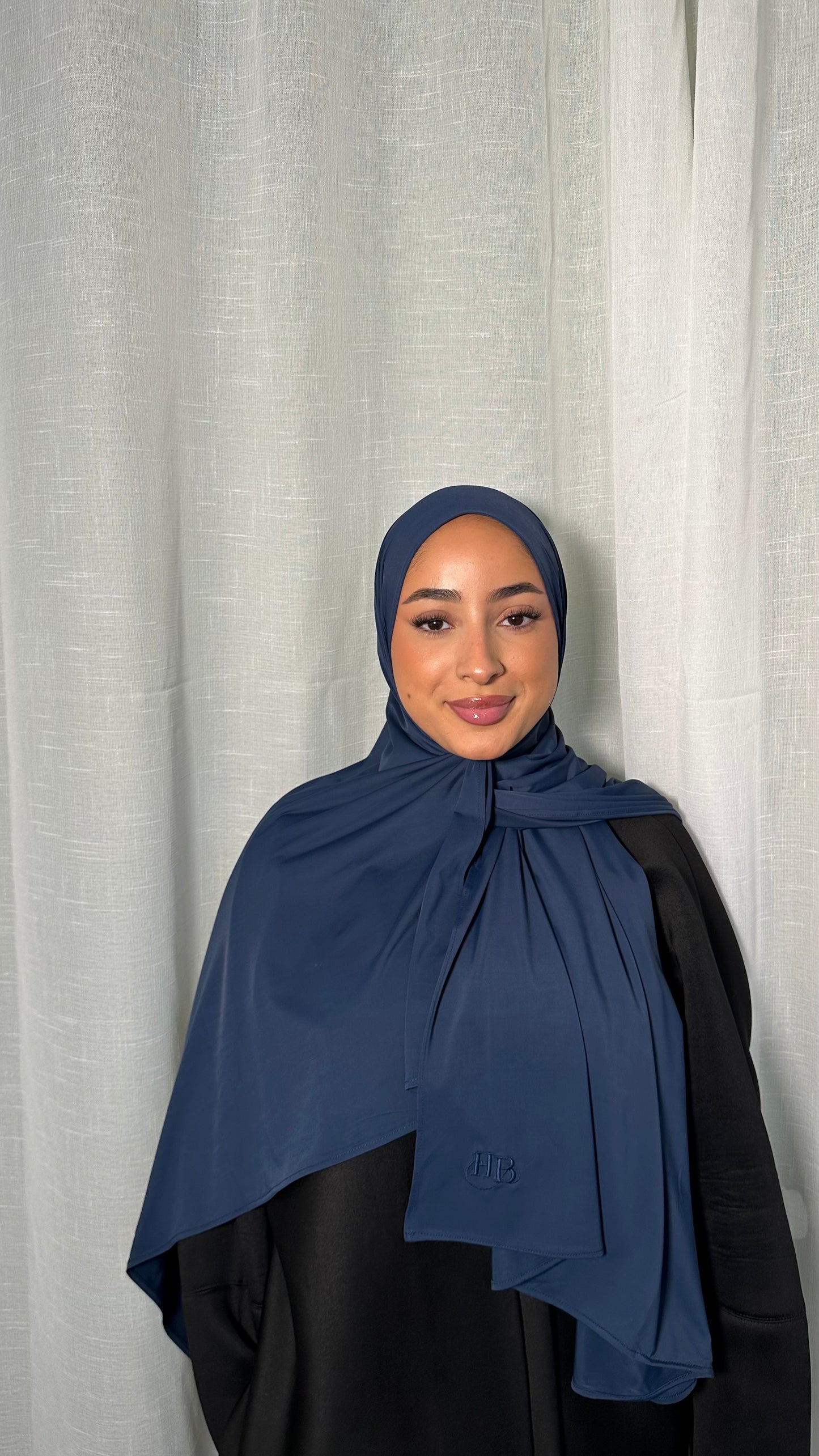 Bamboo Jersey Hijab - Sapphire