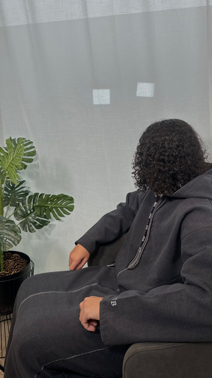 Bilad "Luxe" Djellaba - Onyx