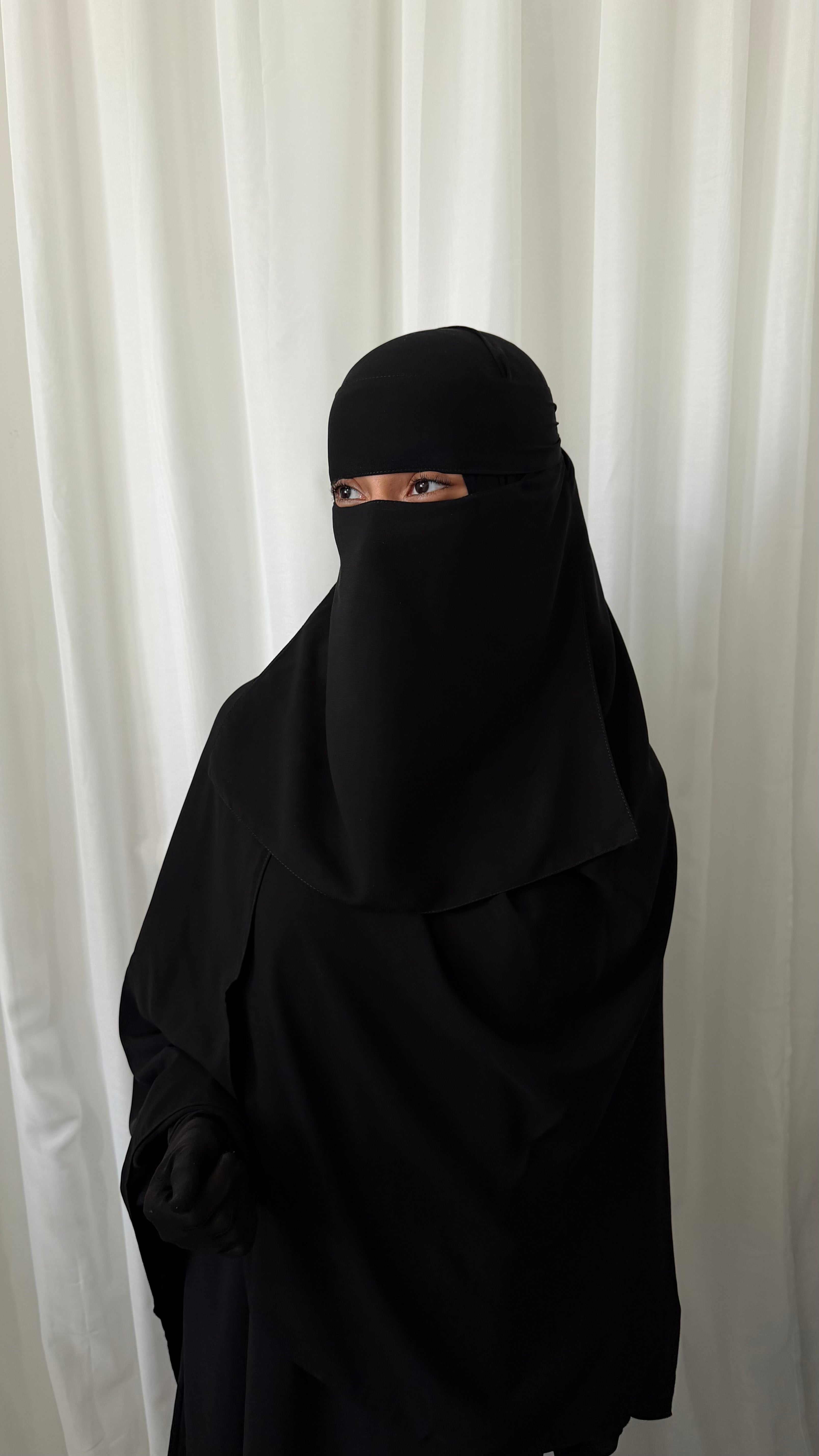 Maxi niqab set - Black