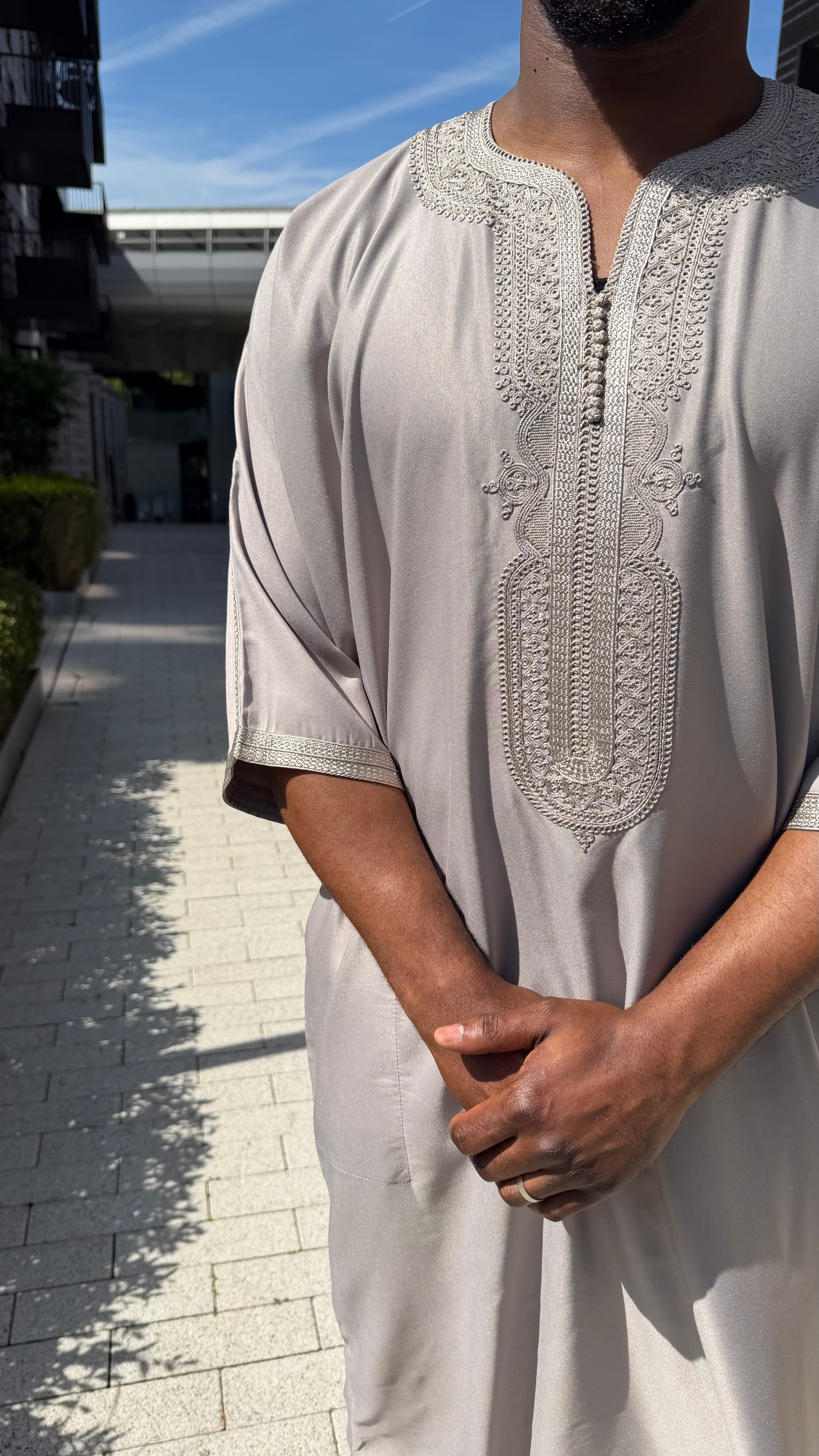 Premium Bilad Gandoura - Stone