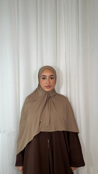 Bamboo Jersey Hijab - Oat