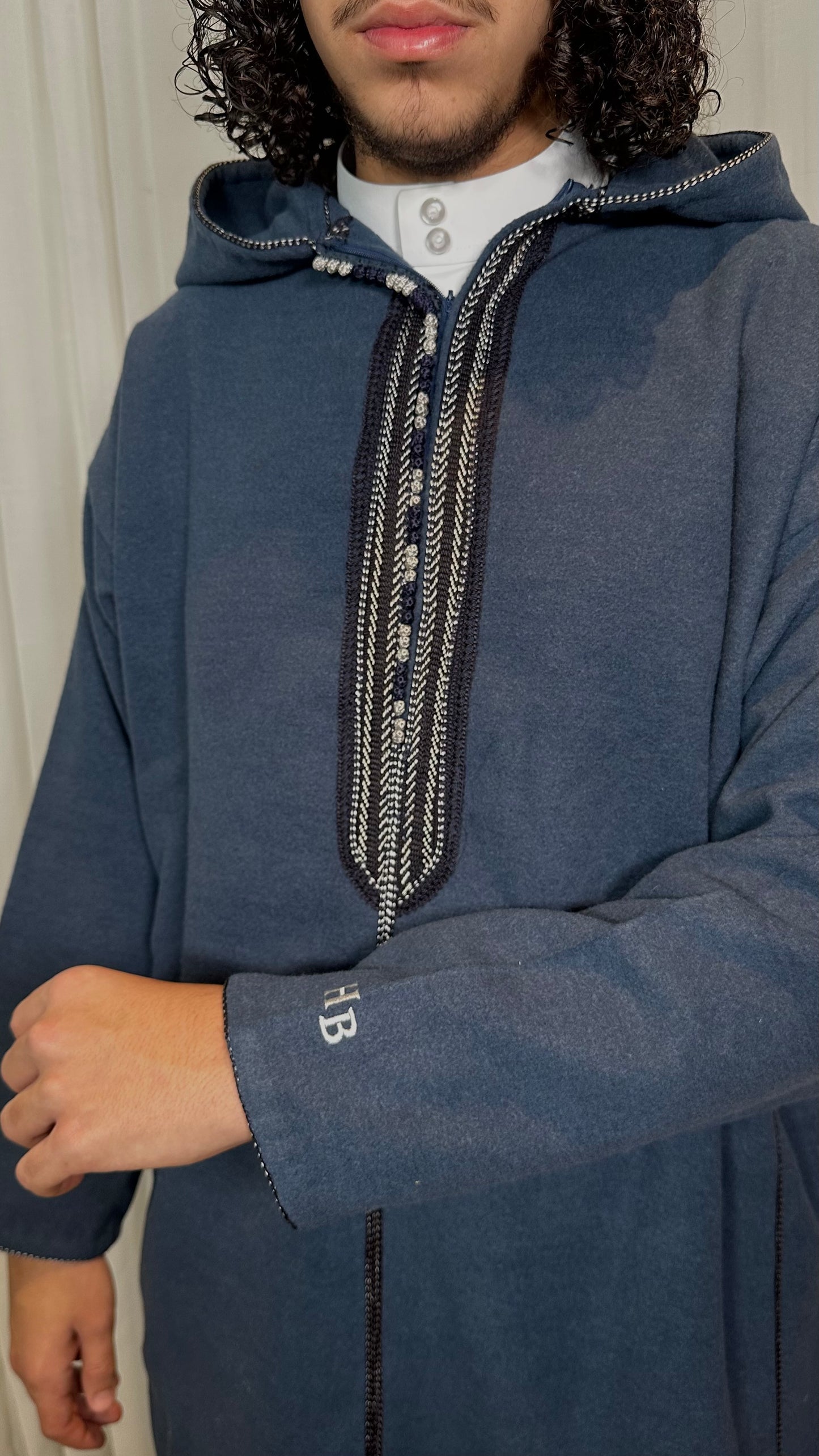 Bilad "Luxe" Djellaba - Deep Sea