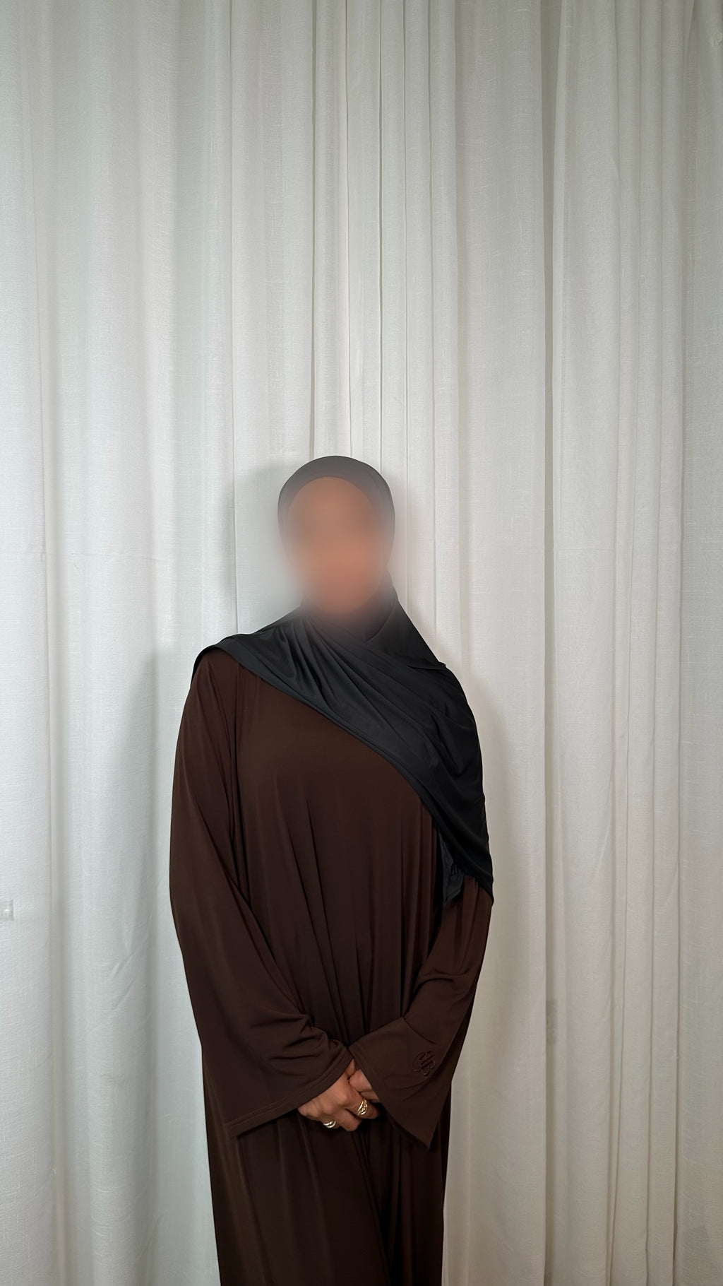 Bamboo Jersey Hijab - Ink