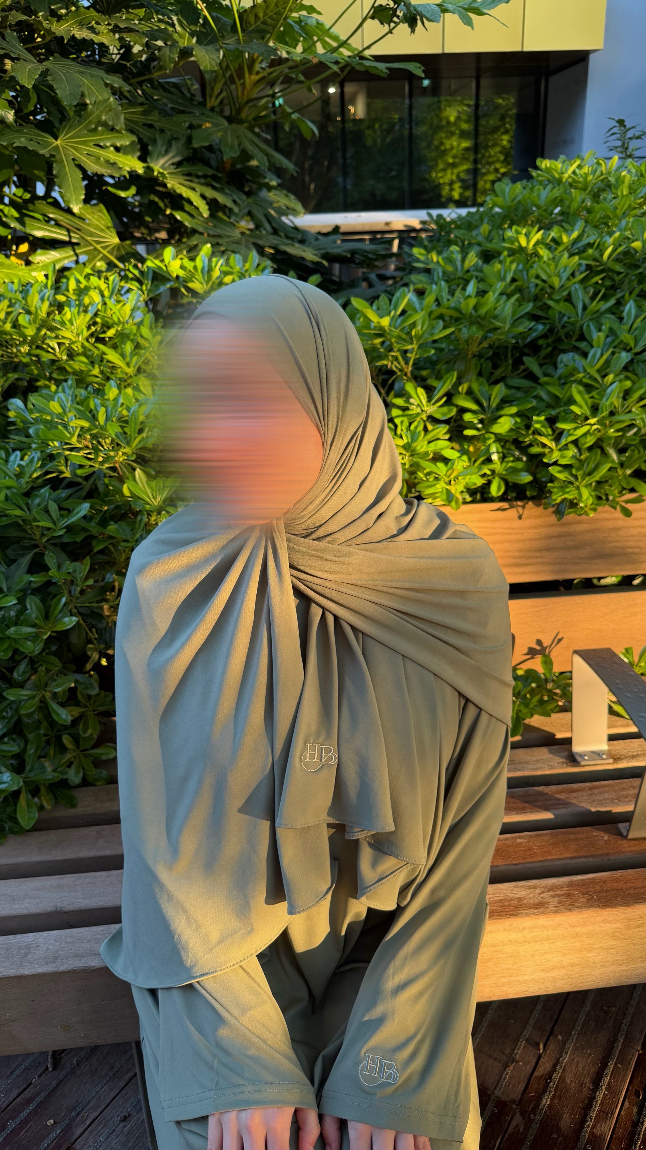 Hijab Abaya set - Sage