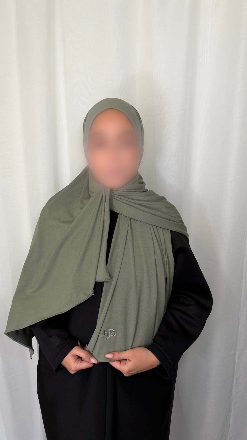Premium Jersey Hijab - Sage