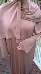 Hijab Abaya set - Truffle