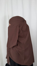 Standard niqab Set - Chestnut