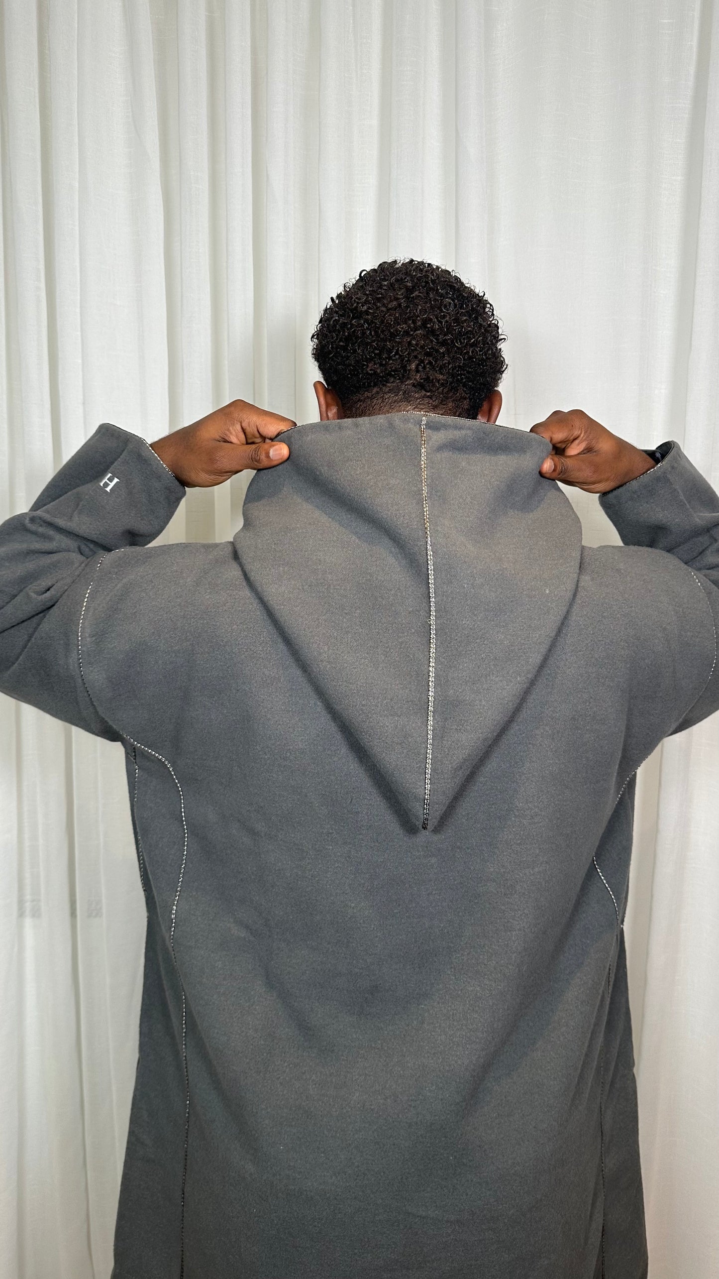 Bilad "Luxe" Djellaba - Slate Grey