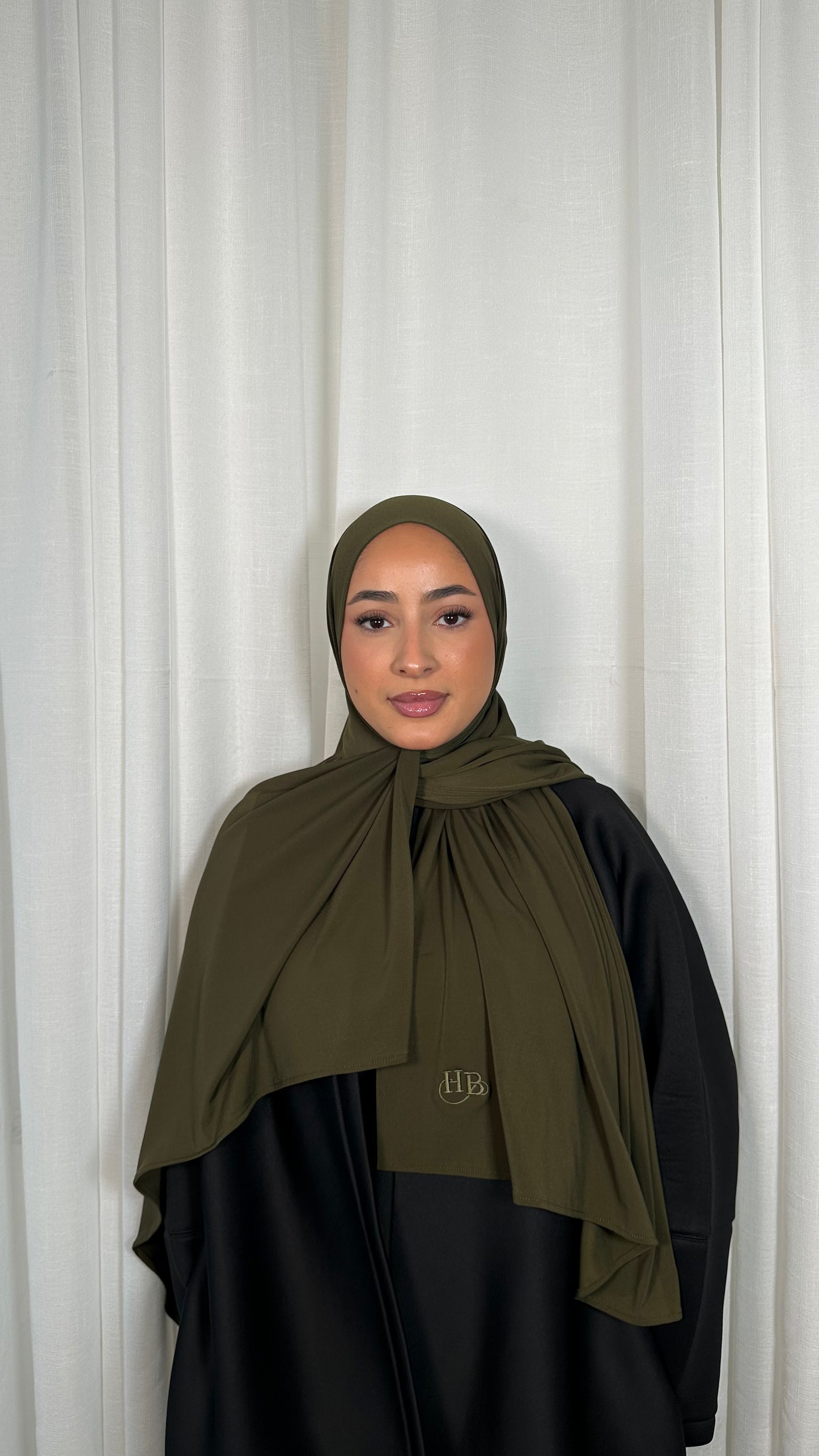 Premium Jersey Hijab - Forest