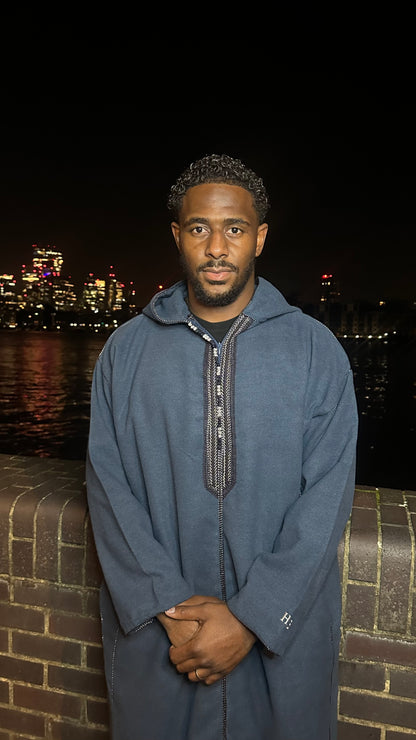 Bilad "Luxe" Djellaba - Deep Sea