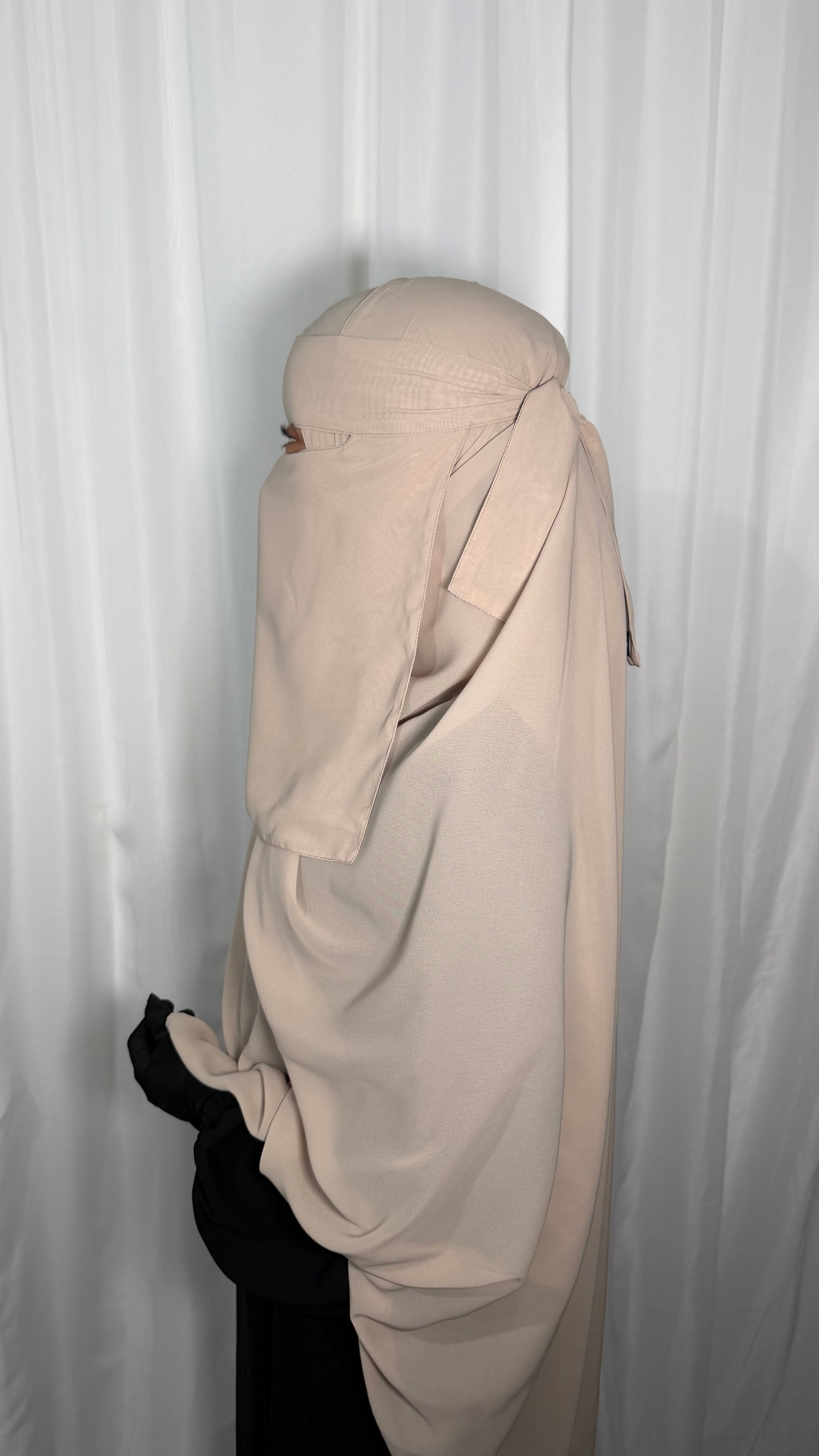 Maxi niqab set - Cream