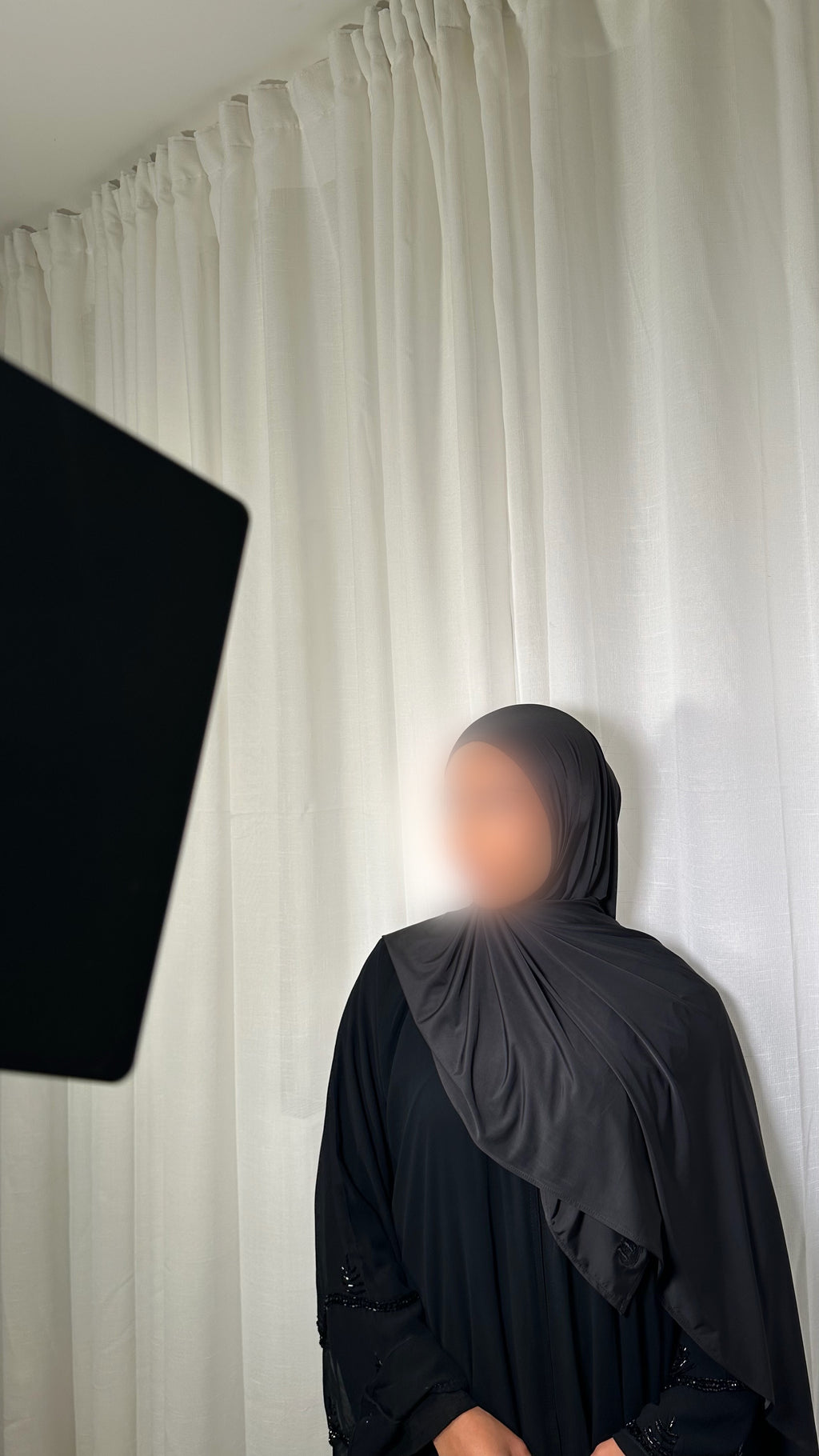 Bamboo Jersey Hijab - Ink