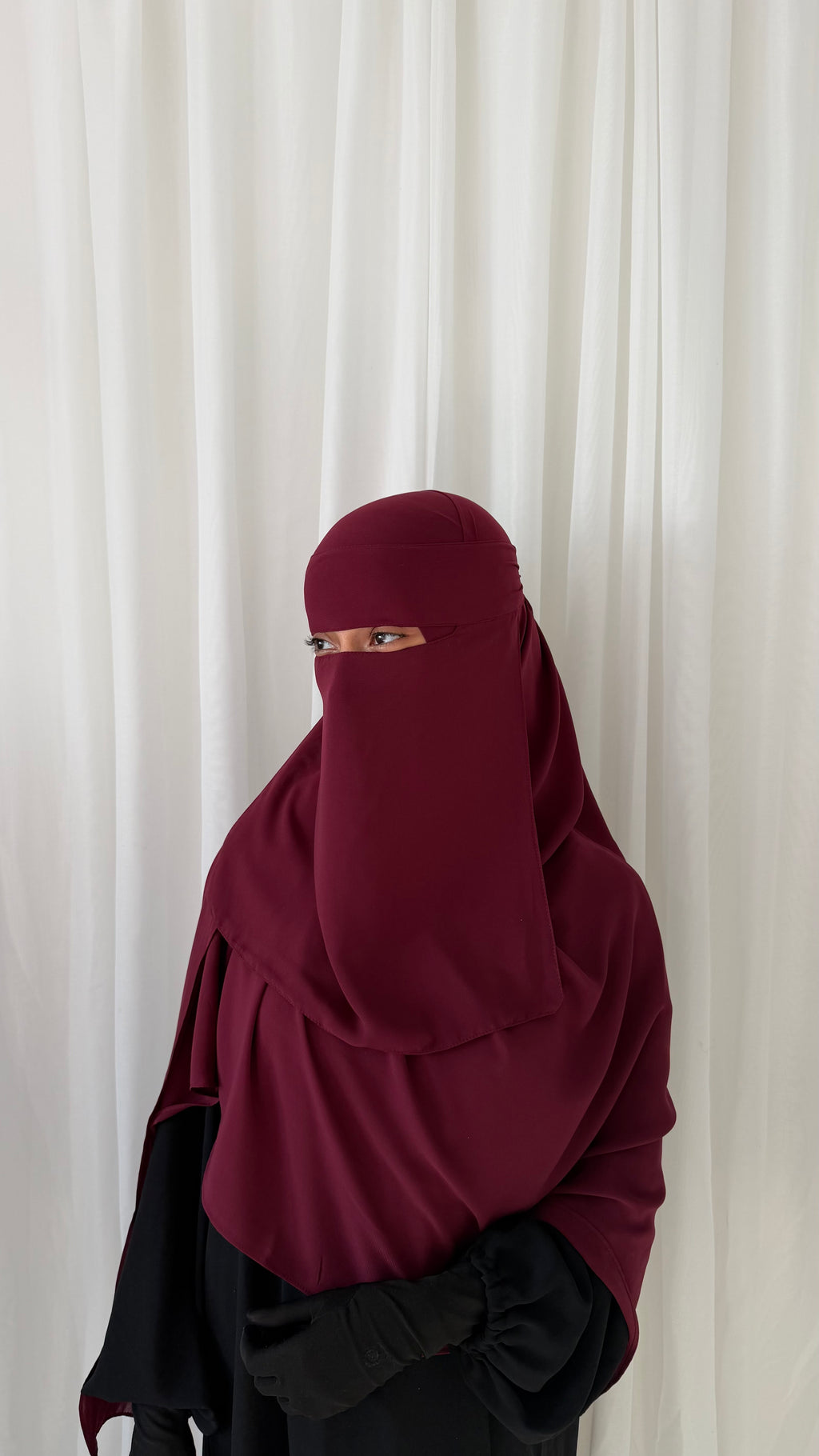 Niqab set - Cherry