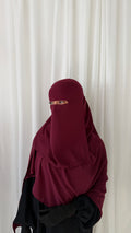Niqab set - Cherry