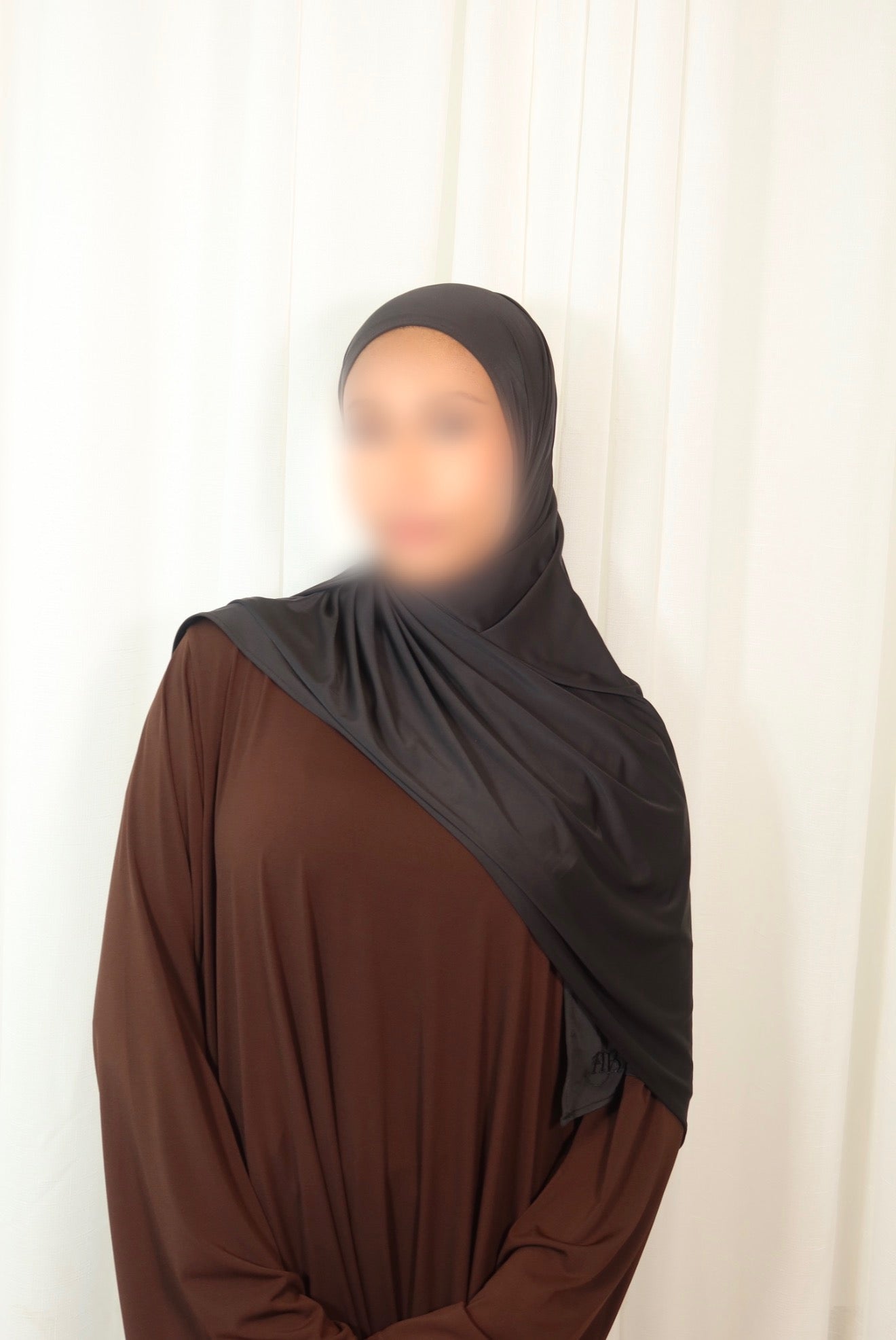 Bamboo Jersey Hijab - Ink