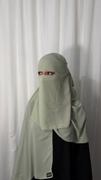 Standard niqab set - Pistachio