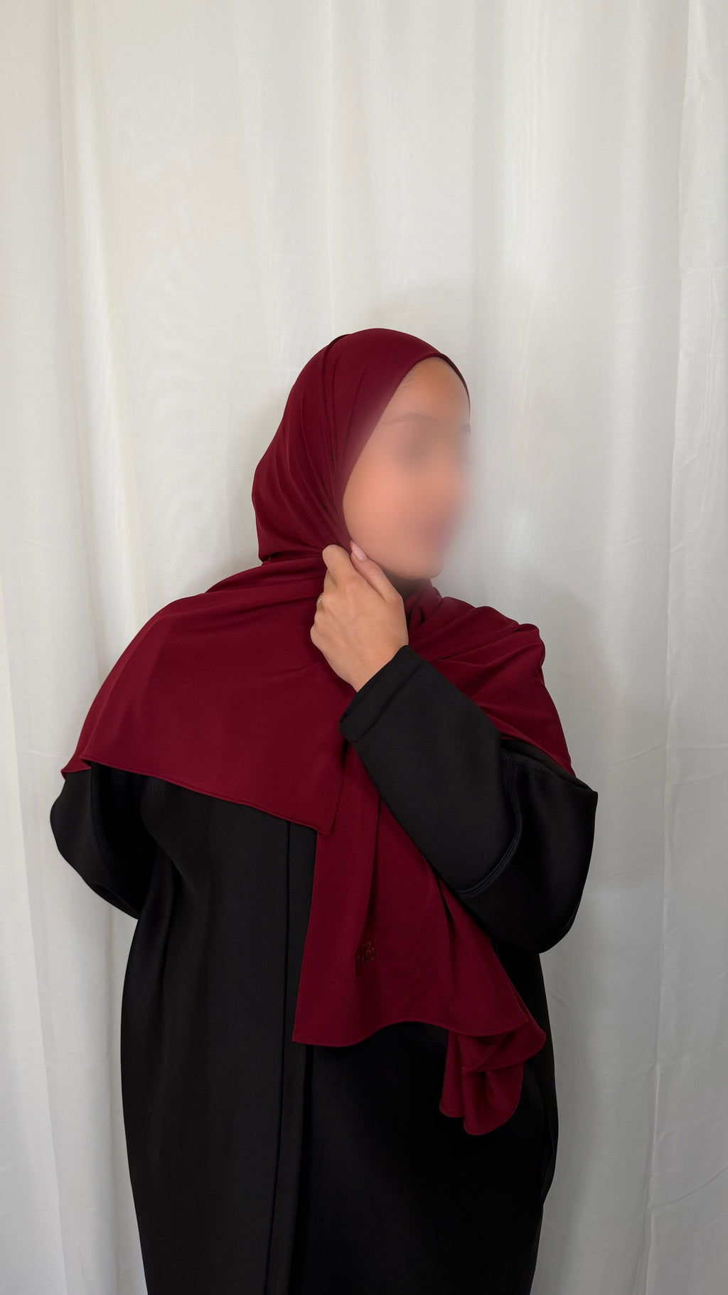 Premium Jersey Hijab - Ruby