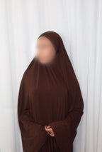 Khimar Abaya Set - Espresso