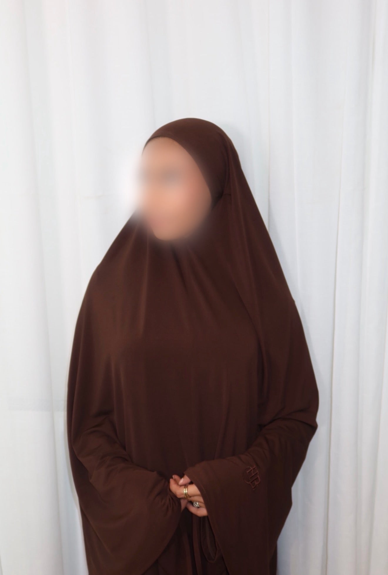 Khimar Abaya Set - Espresso