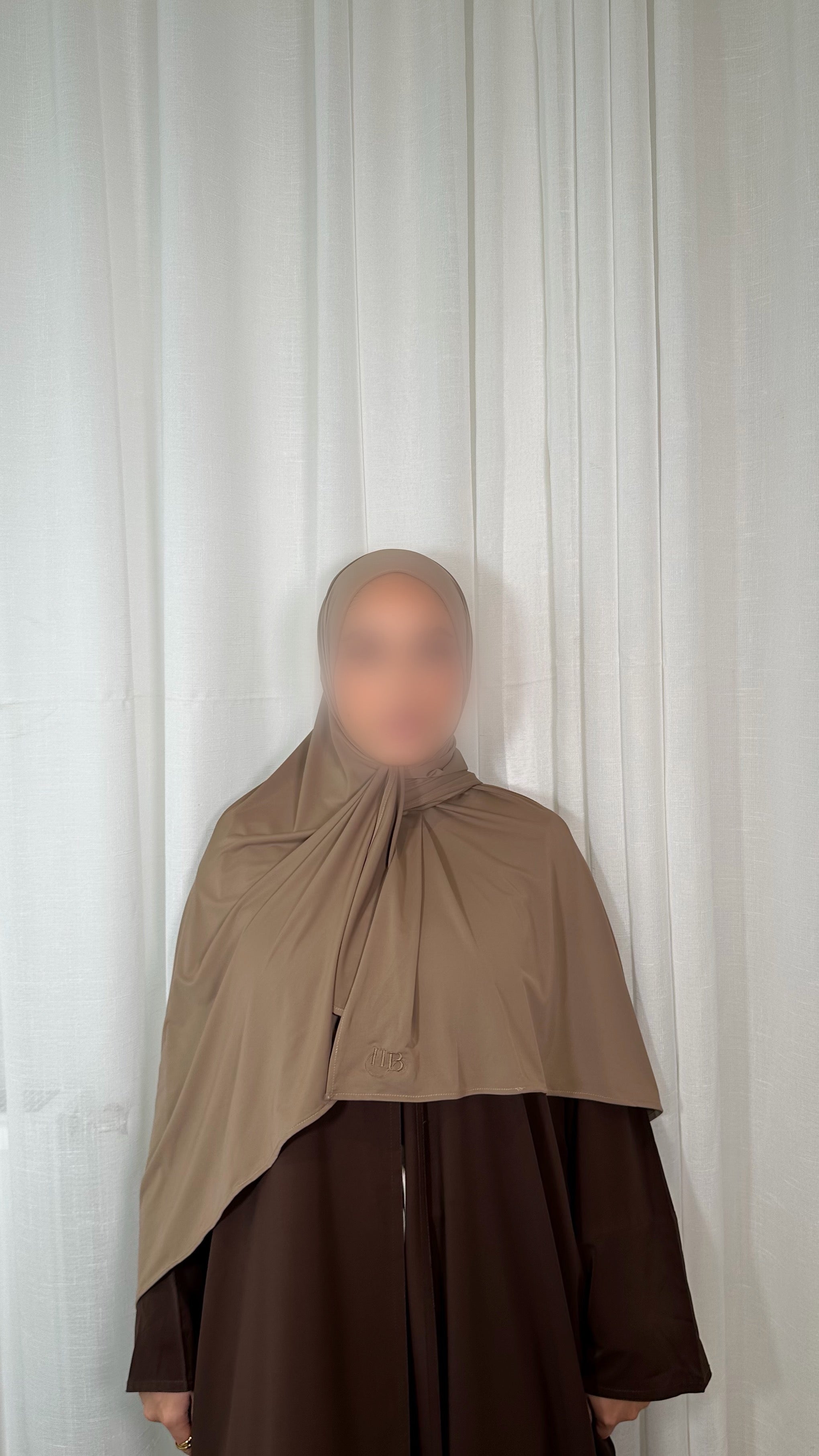 Bamboo Jersey Hijab - Oat