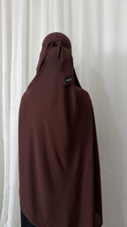 Maxi niqab set - Walnut